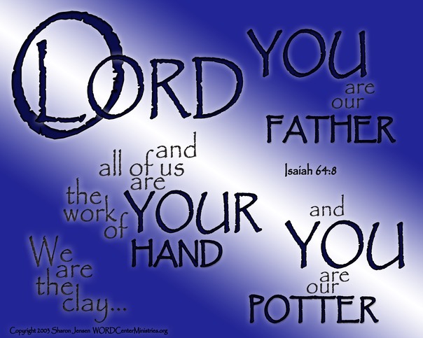 Isaiah 64_8 blue 20X16